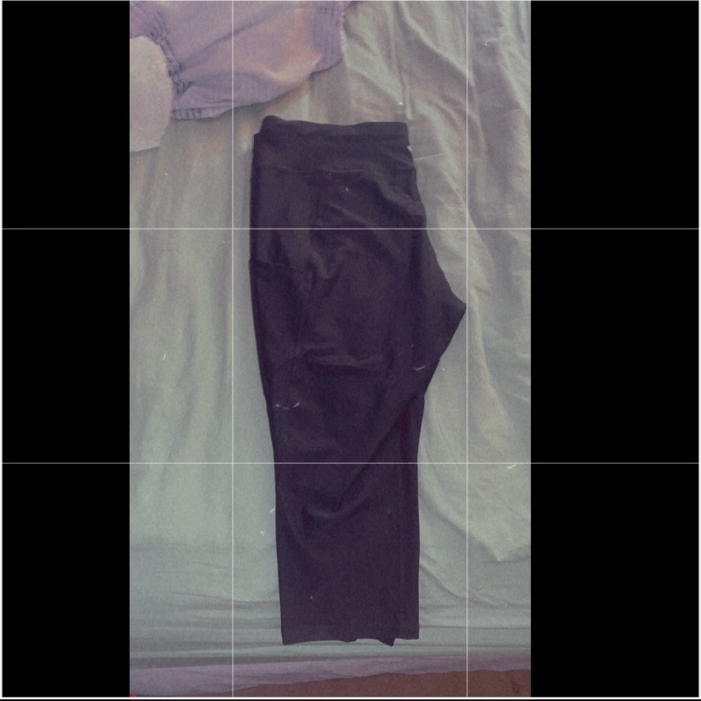 Black ankle leggings